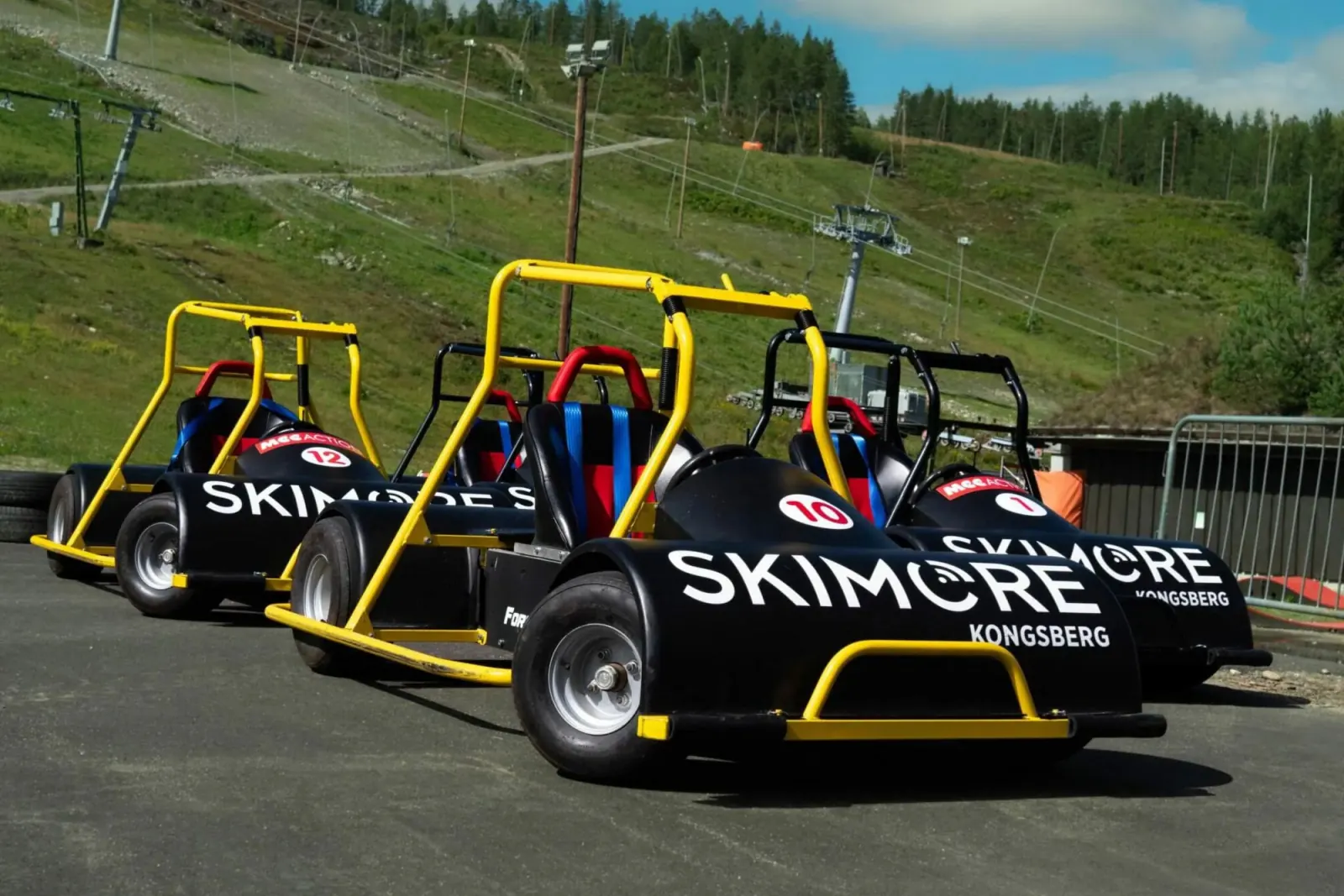 Formula G racing-karts på Skimore Kongsberg